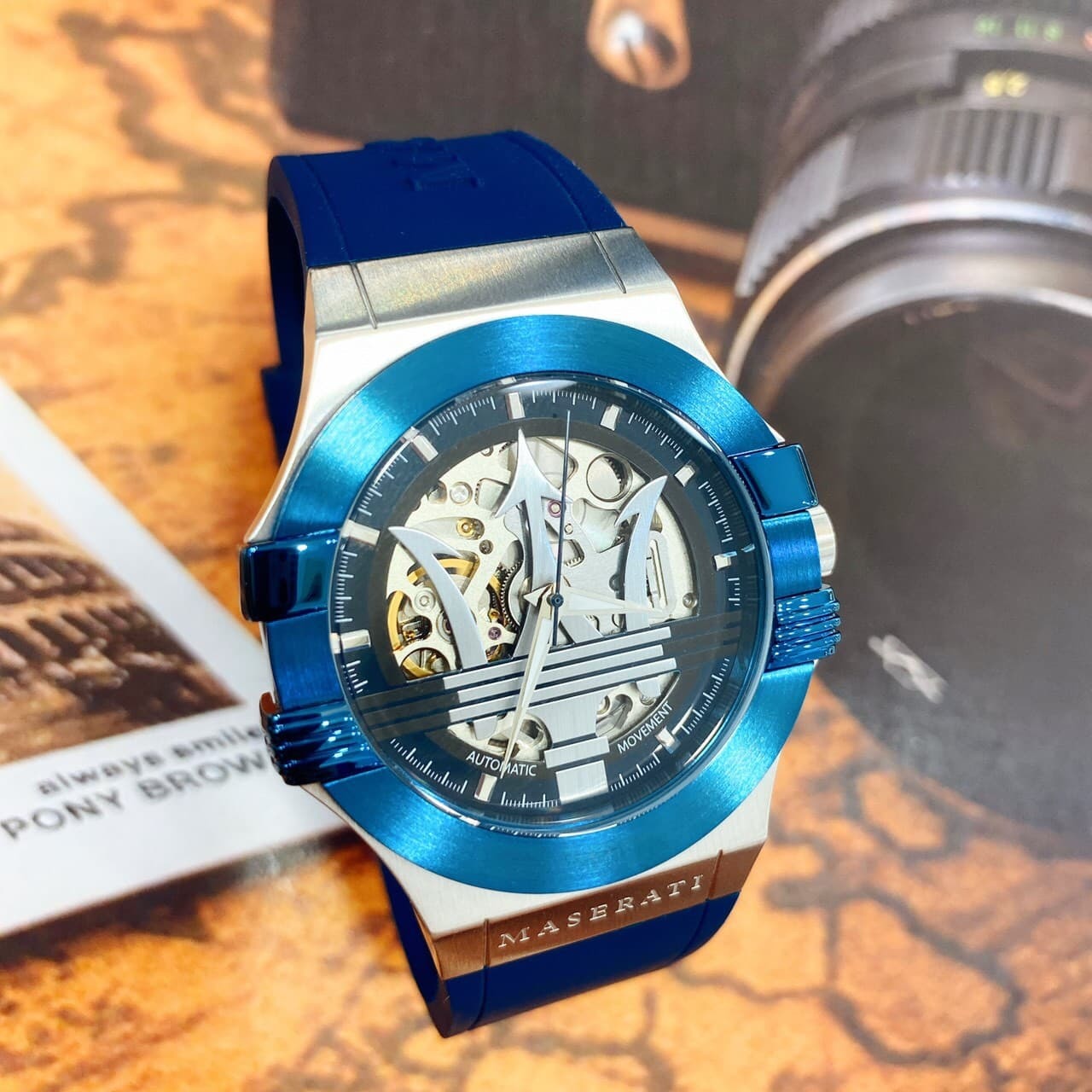 【Maserati瑪莎拉蒂】 POTENZA 三針日期潮流腕錶 R8821108035 42mm 現代鐘錶