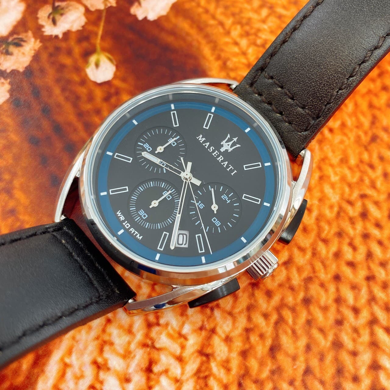 【Maserati瑪莎拉蒂】TRIMARANO 經典船身設計三眼計時腕錶 R8871632001 41mm 現代鐘錶