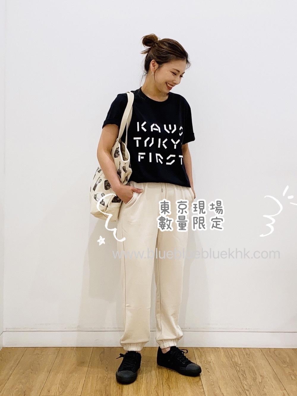 日本限定 UNIQLO X KAWS TOKYO FIRST LOGO TEE