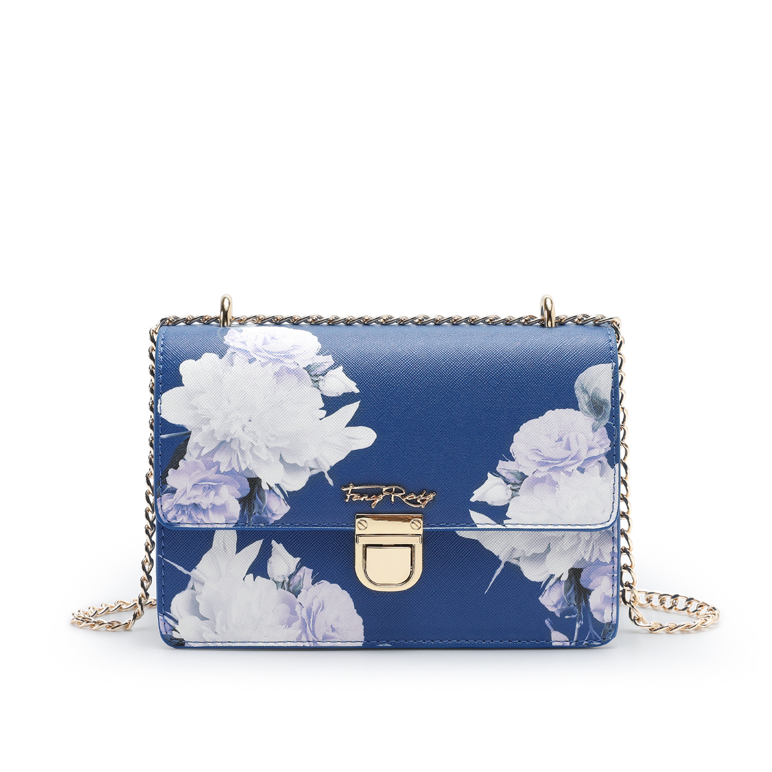 Rosy Romance Floral Print Shoulder Bag