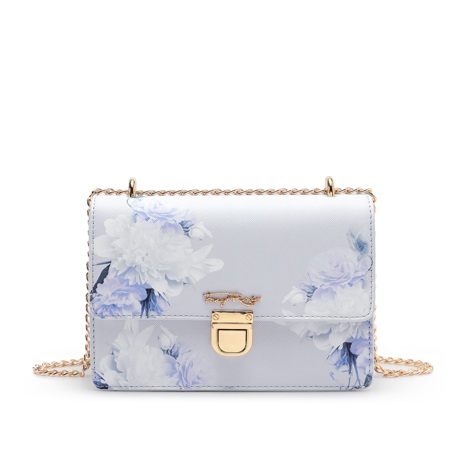 Rosy Romance Floral Print Shoulder Bag