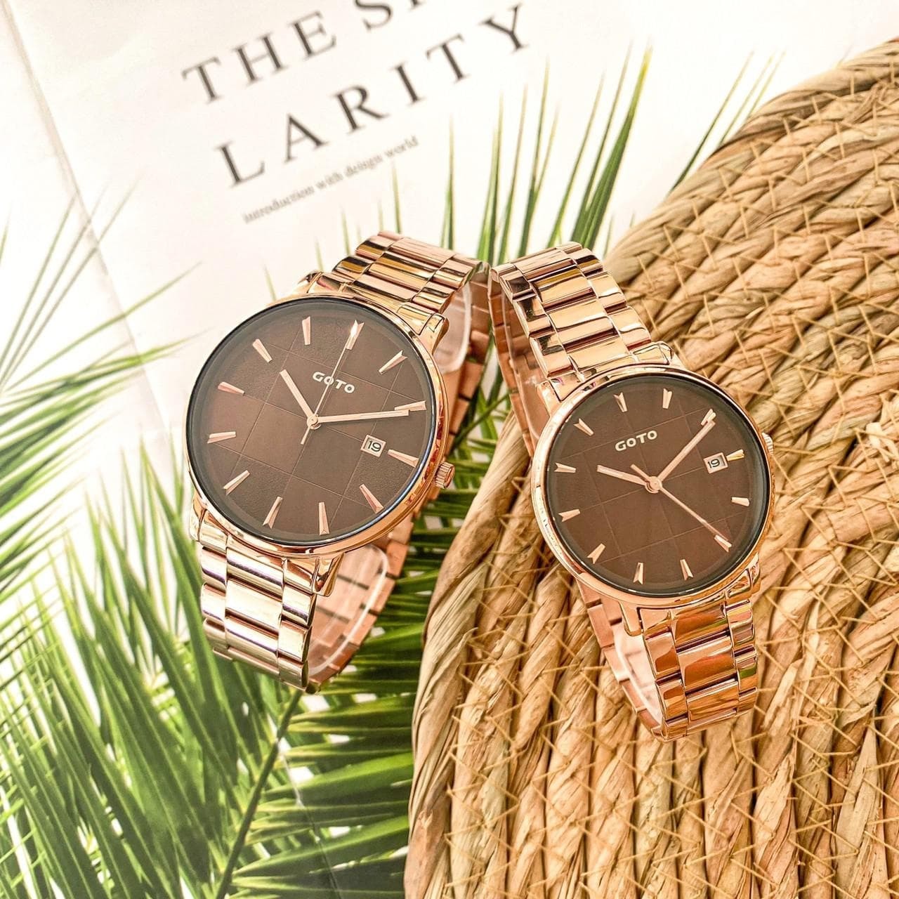 【GOTO】懷舊拼貼玻璃系列腕錶 GS2099L-44-C41 (33mm)/ GS2099M-44-C41 (41mm) 現代鐘錶
