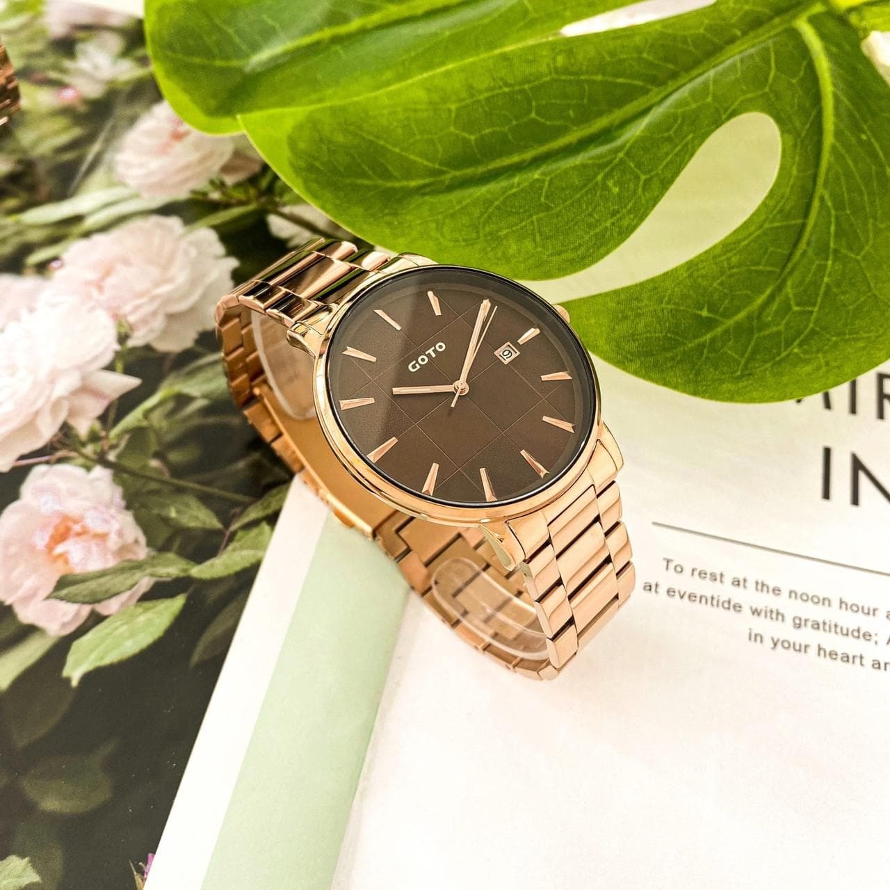 【GOTO】懷舊拼貼玻璃系列腕錶 GS2099L-44-C41 (33mm)/ GS2099M-44-C41 (41mm) 現代鐘錶