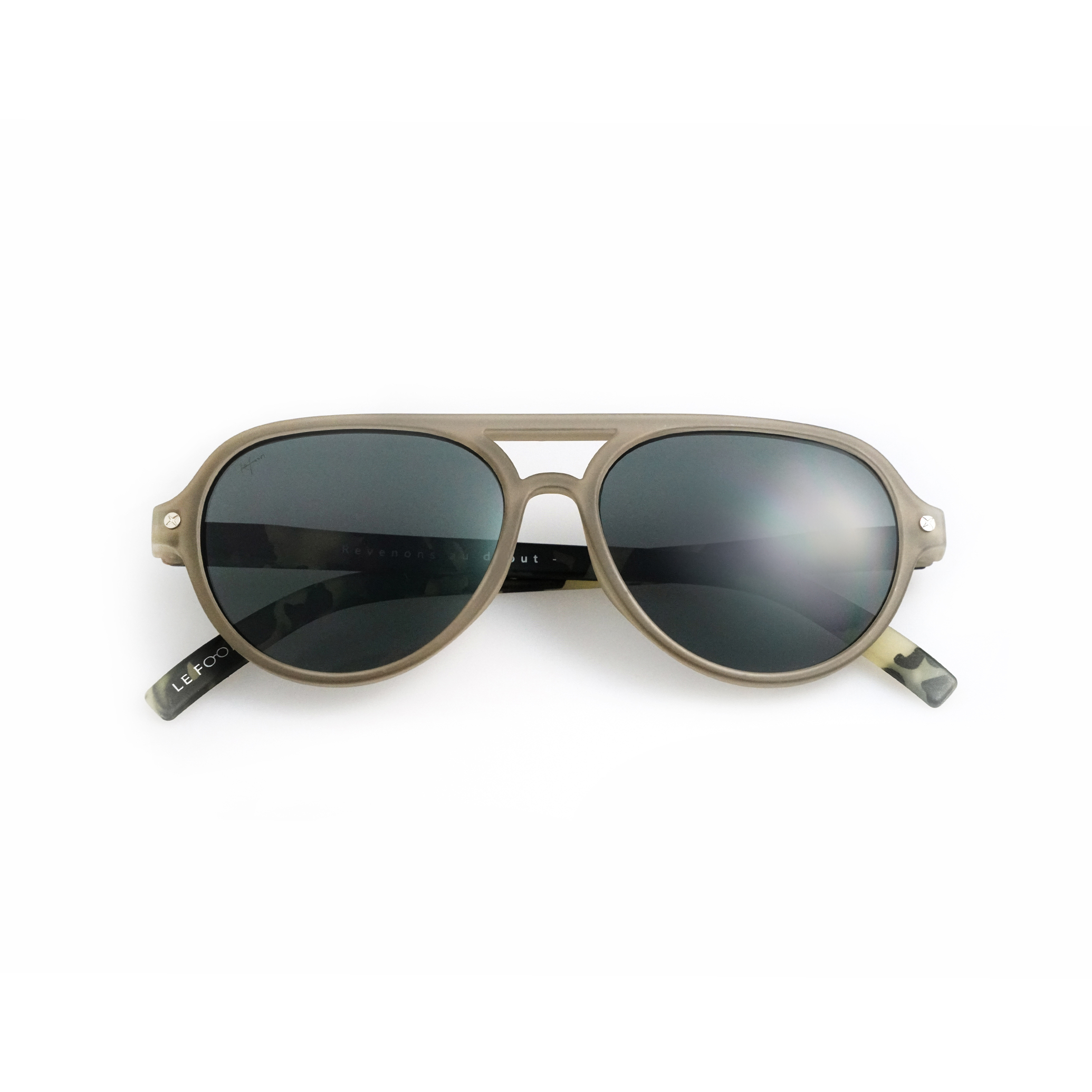 Aviator sunglasses - adult - 斑馬岩灰