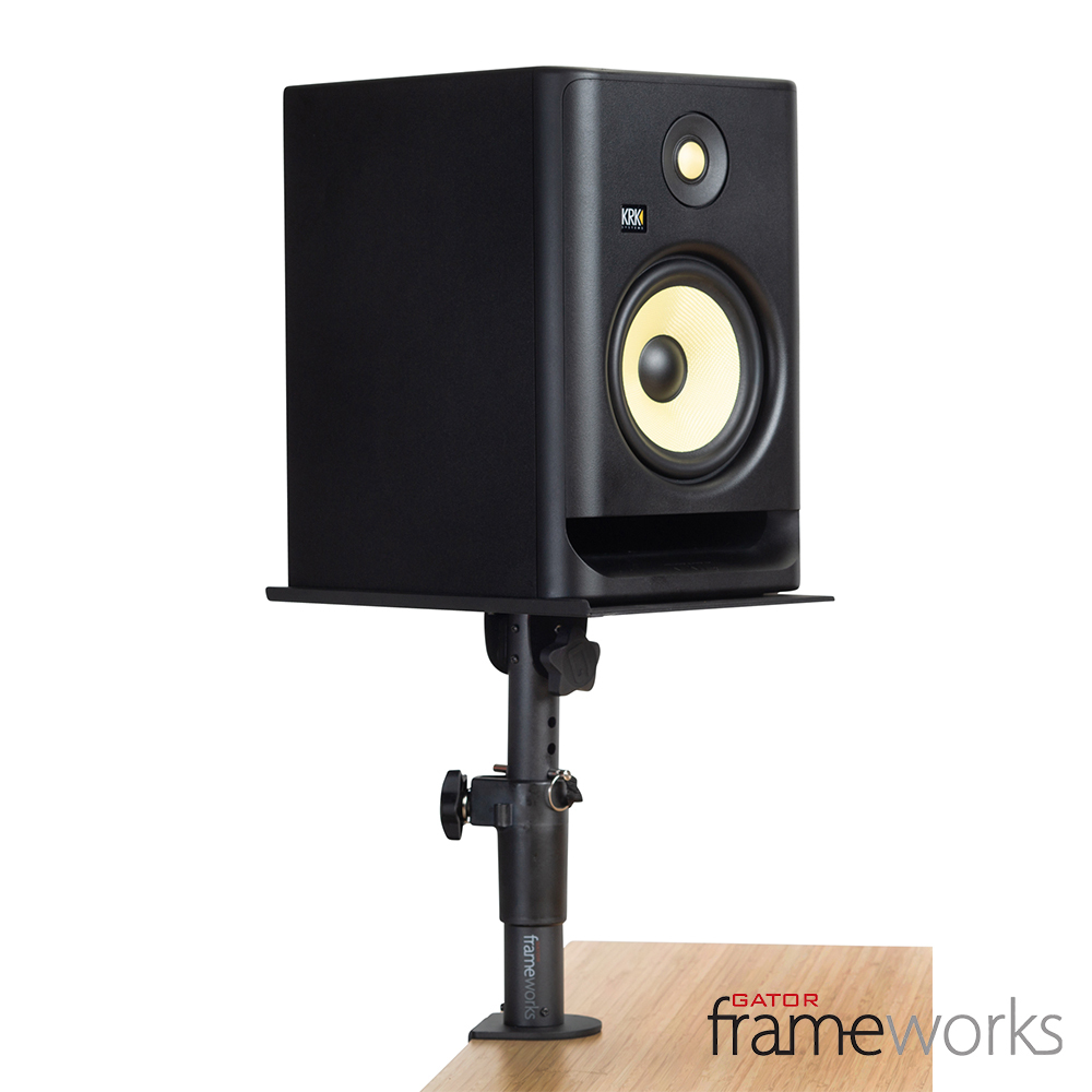 Gator Frameworks GFW-SPKSTMNDSKCMP 夾桌式/監聽喇叭架/音響架