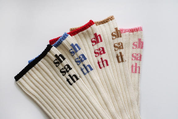 現貨┃日本製 she said that x 靴下屋 SOCKS 長襪 滾邊款