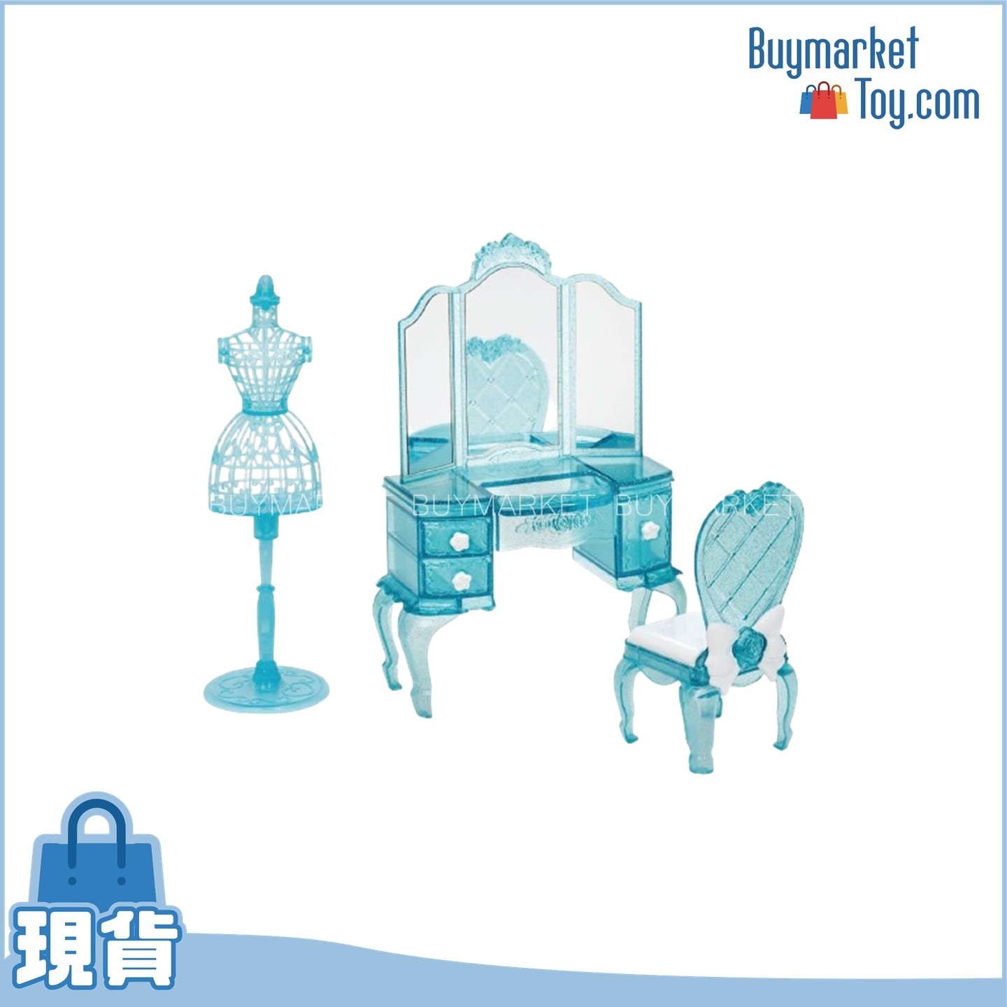 Takara Tomy Licca LF-08 水晶梳妝台套裝 (Licca-chan)