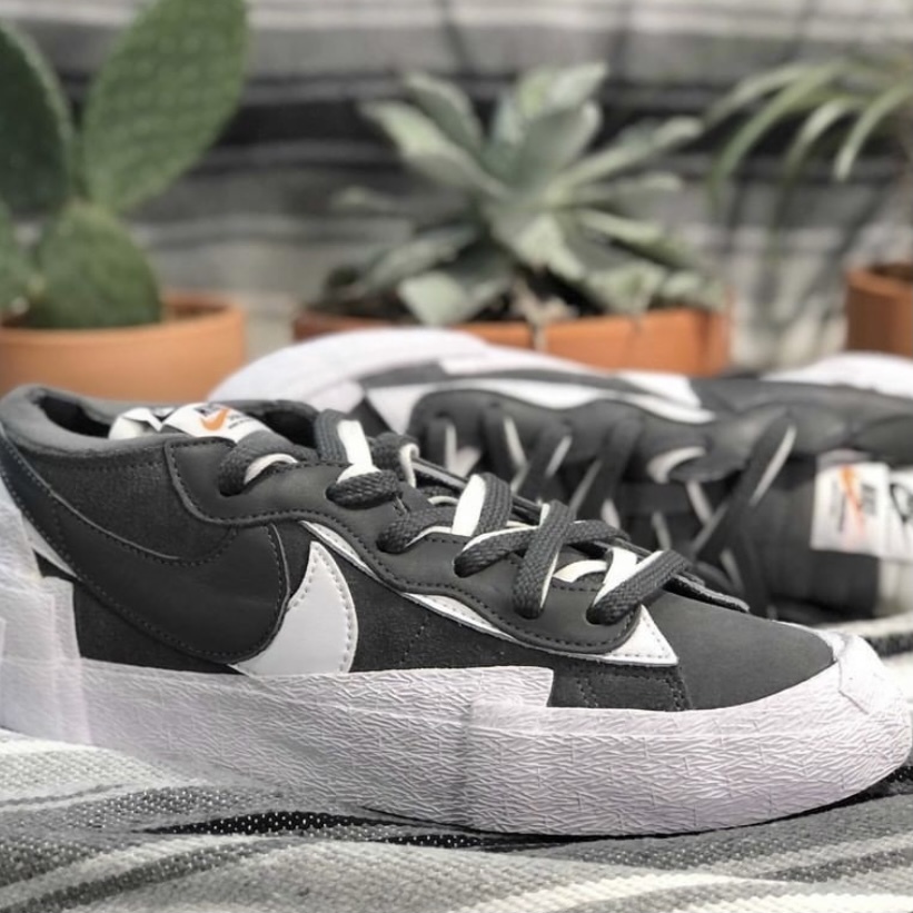 【APAIR】代購Sacai x Nike Blazer Low Iron Grey黑白DD1877-002