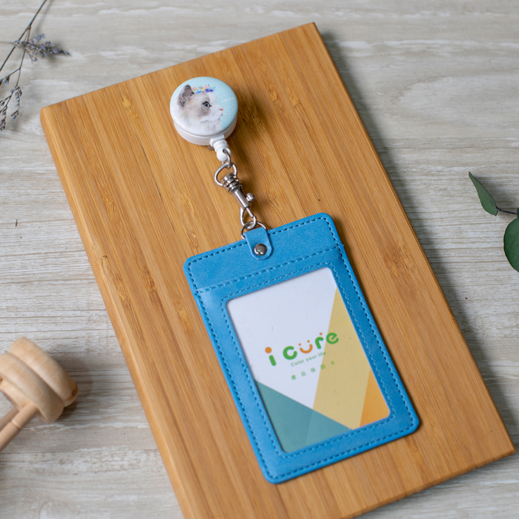 i 好夾 伸縮卡套組 -手繪風系列 / 波斯貓