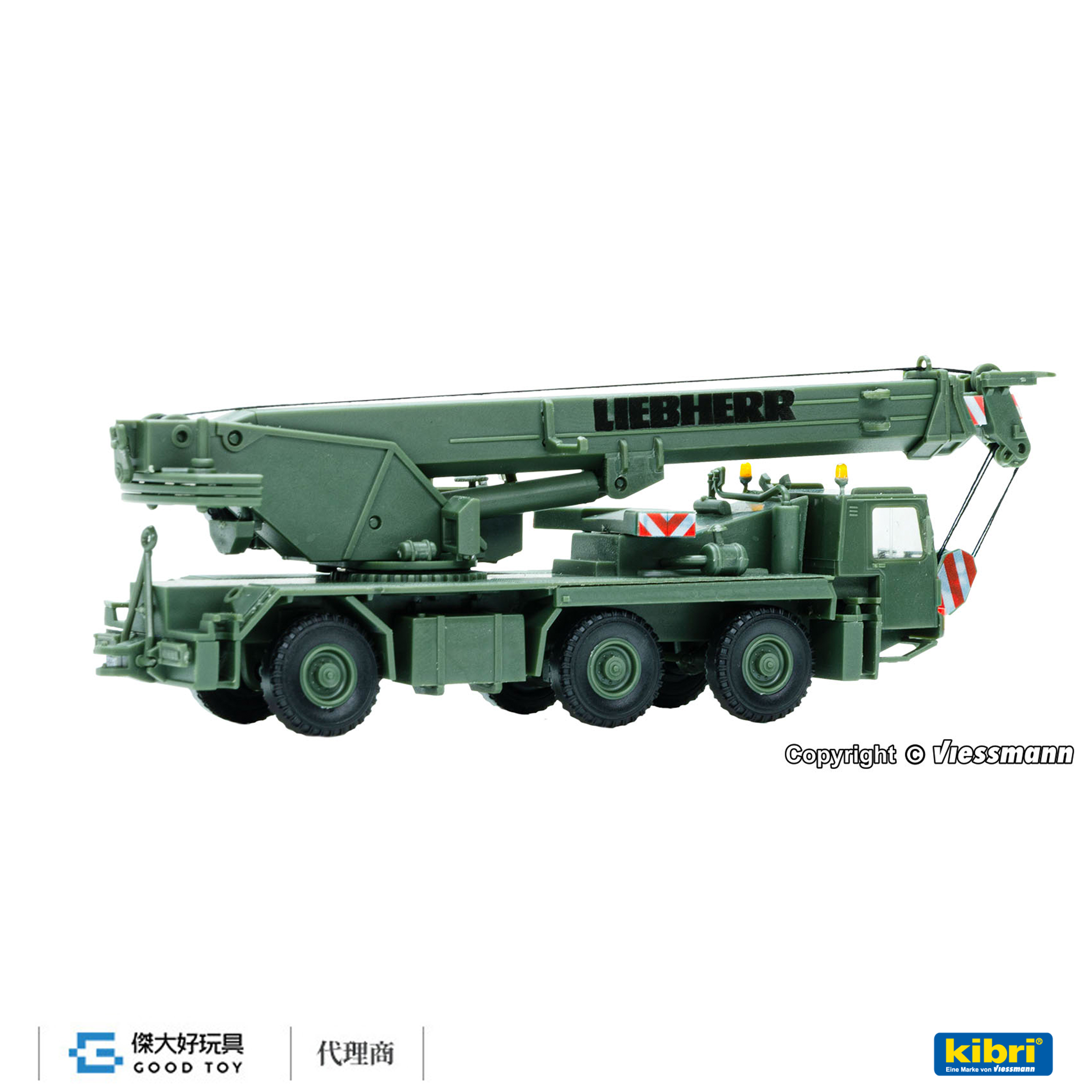 Kibri 18043 (HO kit) LIEBHERR LTM 1050/3 軍用移動式起重機