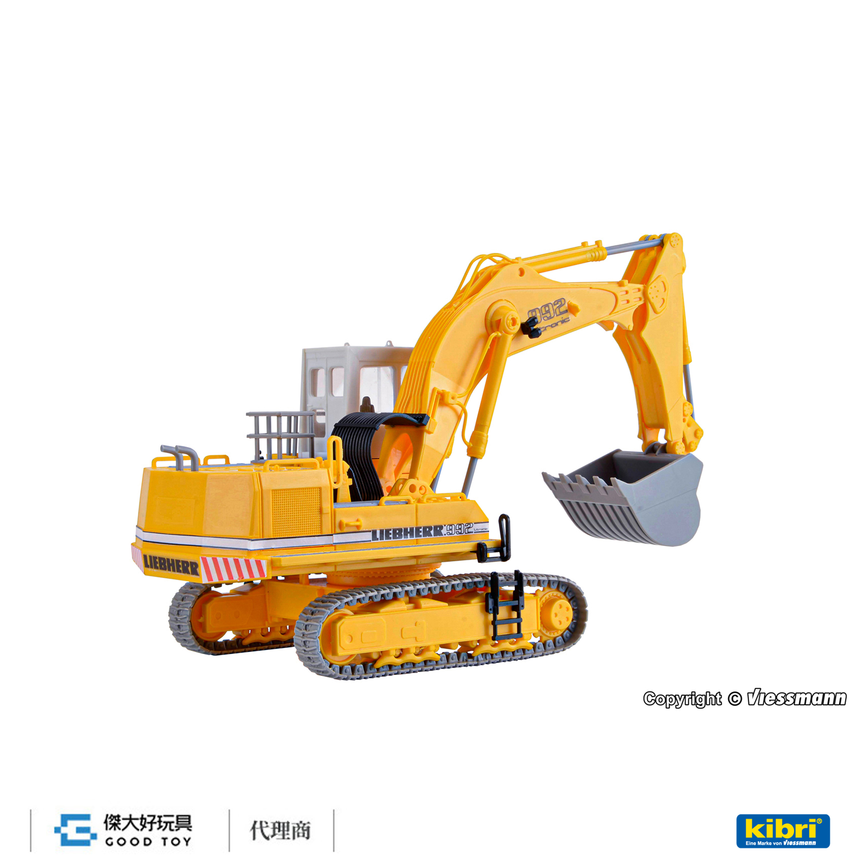 Kibri 11278 (HO kit) LIEBHERR R992 Litronic 液壓反鏟鏟挖掘機