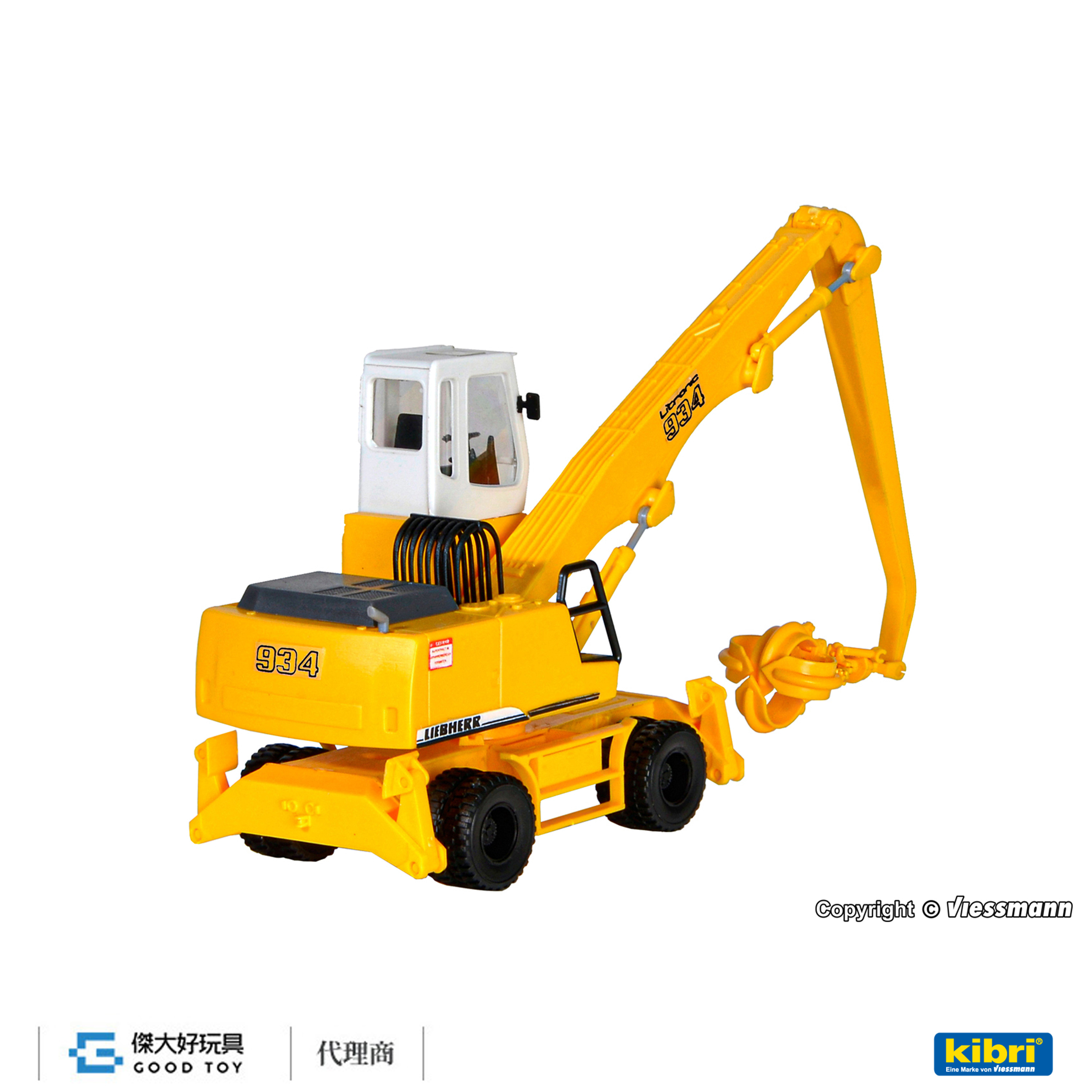 Kibri 11282 (HO kit) LIEBHERR 934 抓吊機