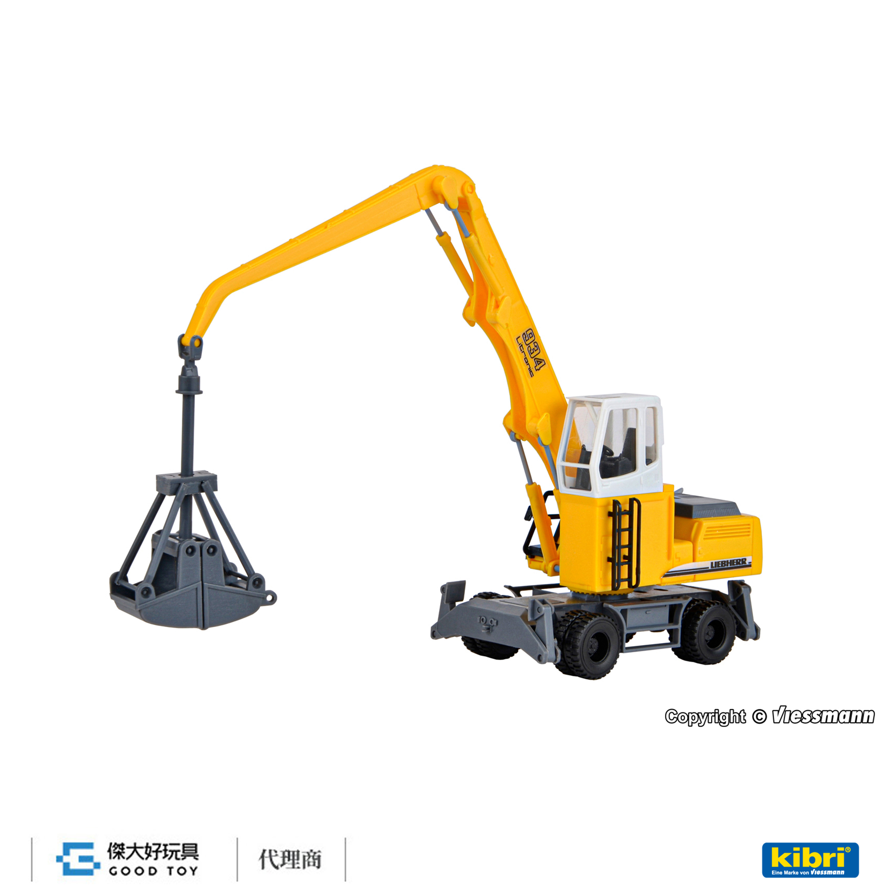 Kibri 11286 (HO kit) LIEBHERR R934 抓吊機