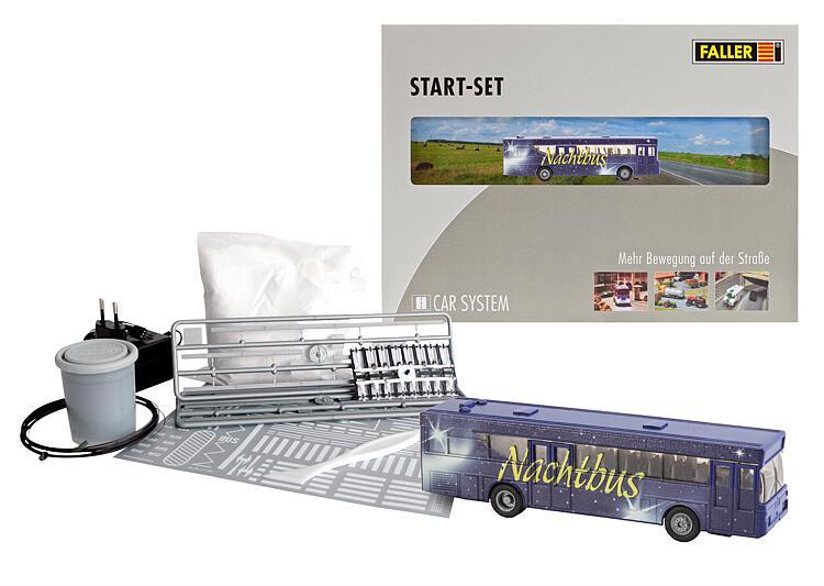 Faller 161499 HO規 Car System Start-Set Night-Bus 夜光巴士基本組