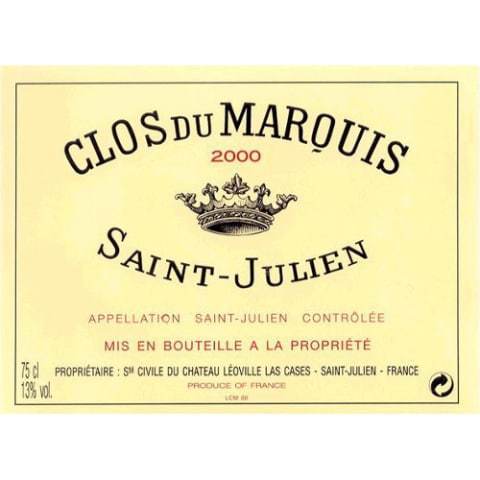 Clos du Marquis 2000 (RP91)