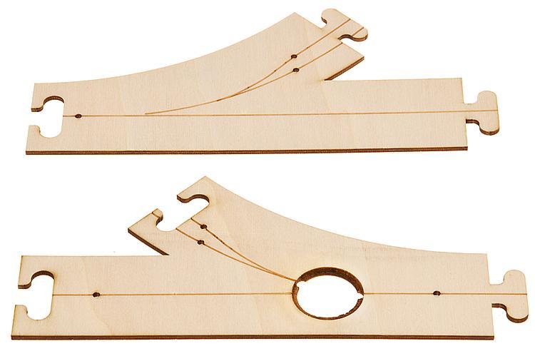 Faller 161940 HO規 Laser Street Forks and junctions 45° 45度叉路口 (2入)