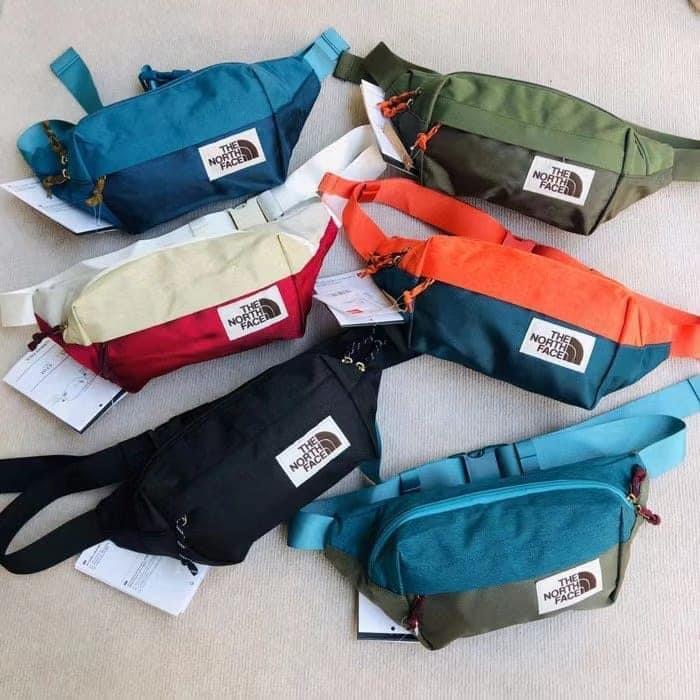 🇰🇷韓國直送 TNF🌈拼色尼龍腰包 | 為日常穿搭加上亮點 (逢星期日截單後14-21個工作天發貨)