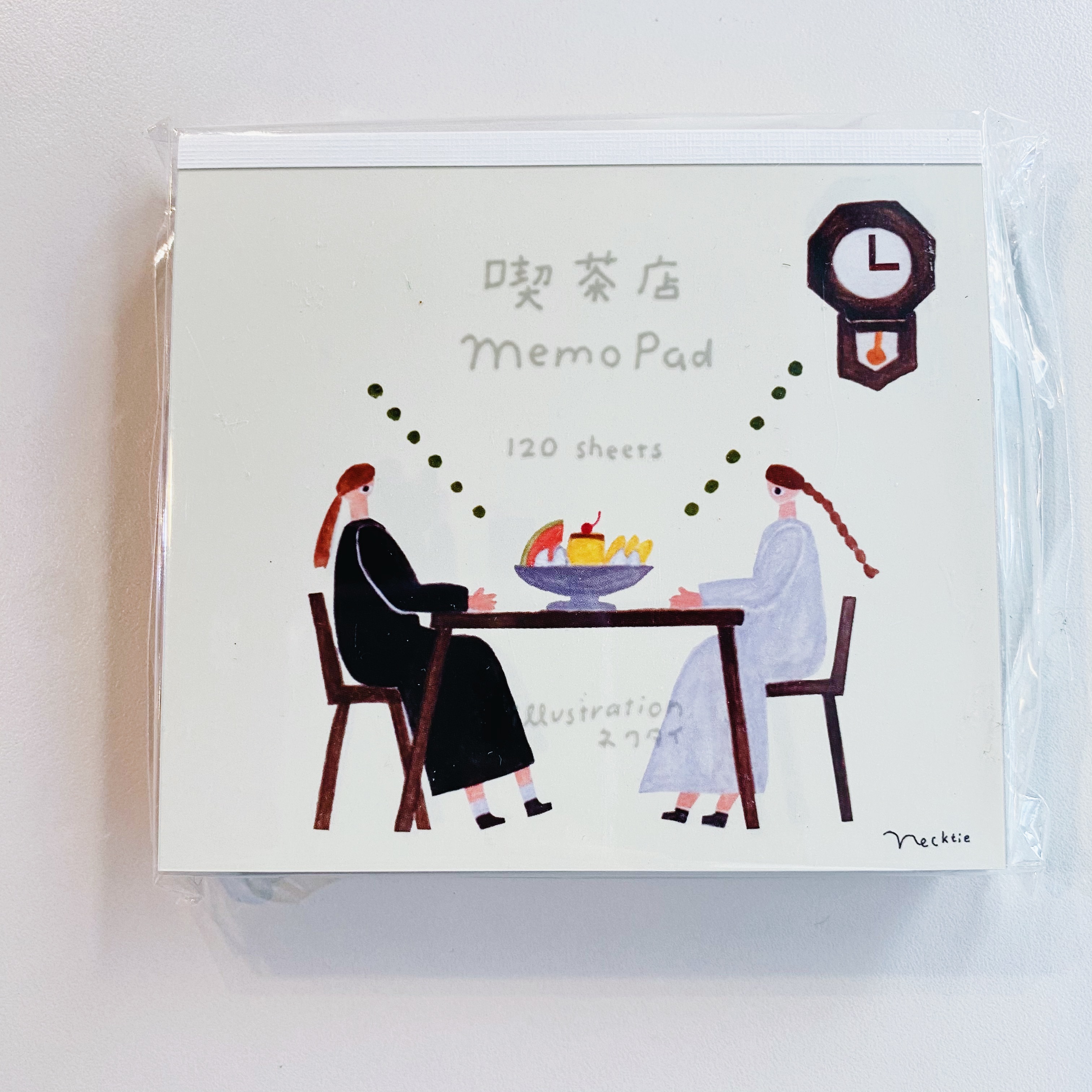 日本插畫家Nekutai 喫茶店 120枚便條本 memo 表現社