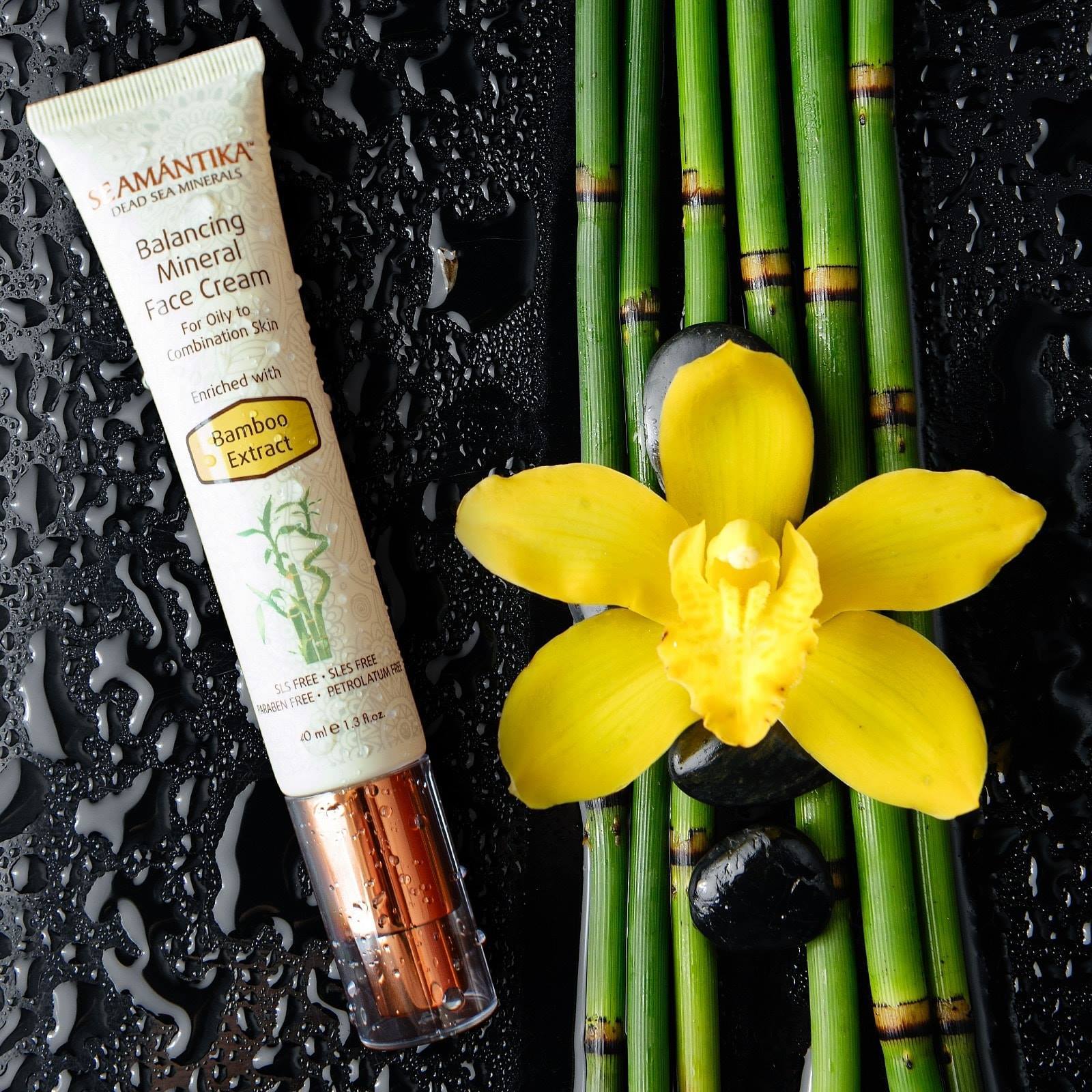 SEAMANTIKA  死海礦物平衡面霜-竹葉萃取-油/混合肌 40ml