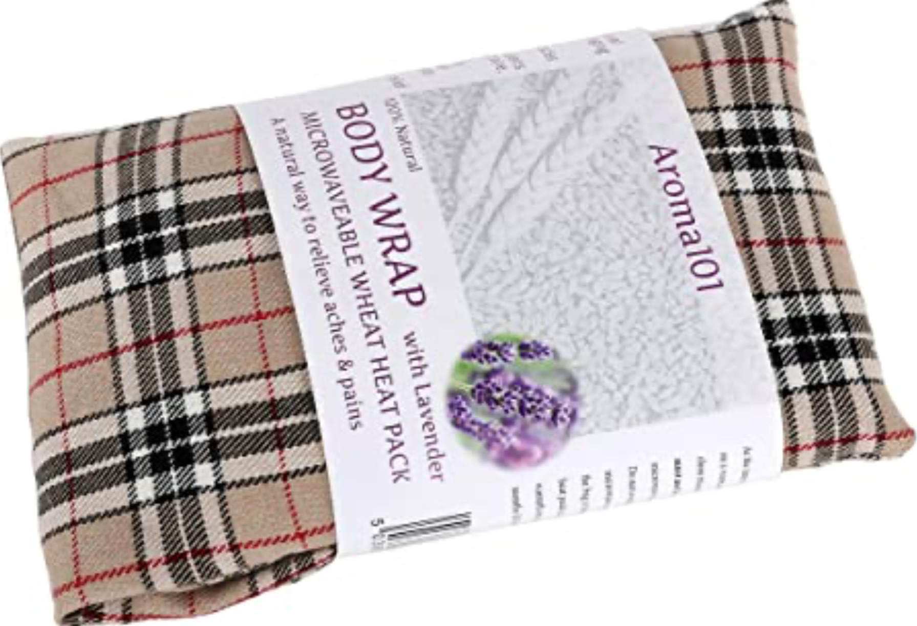 可用微波爐加熱的小麥和薰衣草舒緩熱敷袋