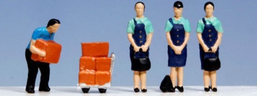 Kato 6-531 HO規 寢台特急準備人員