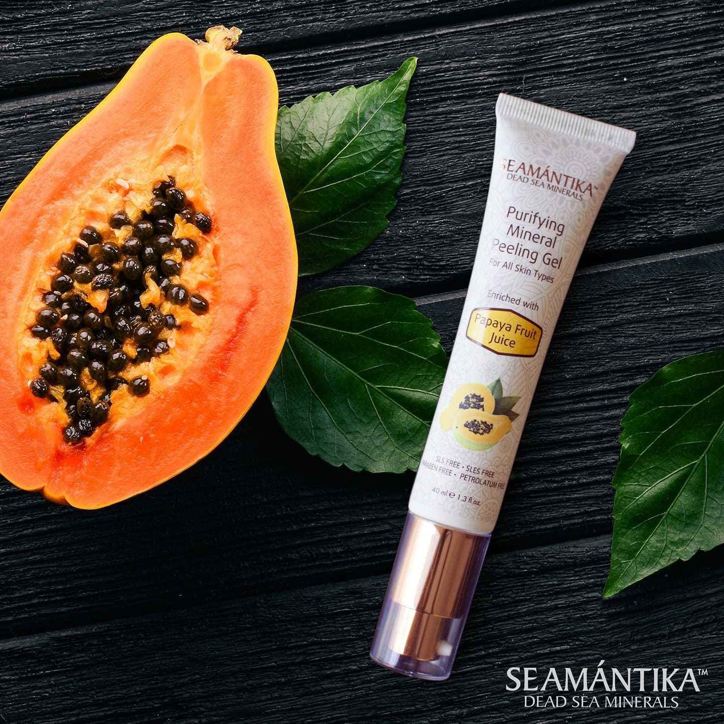 【即時白滑!】SEAMANTIKA 死海礦物木瓜去角質精華 40ml