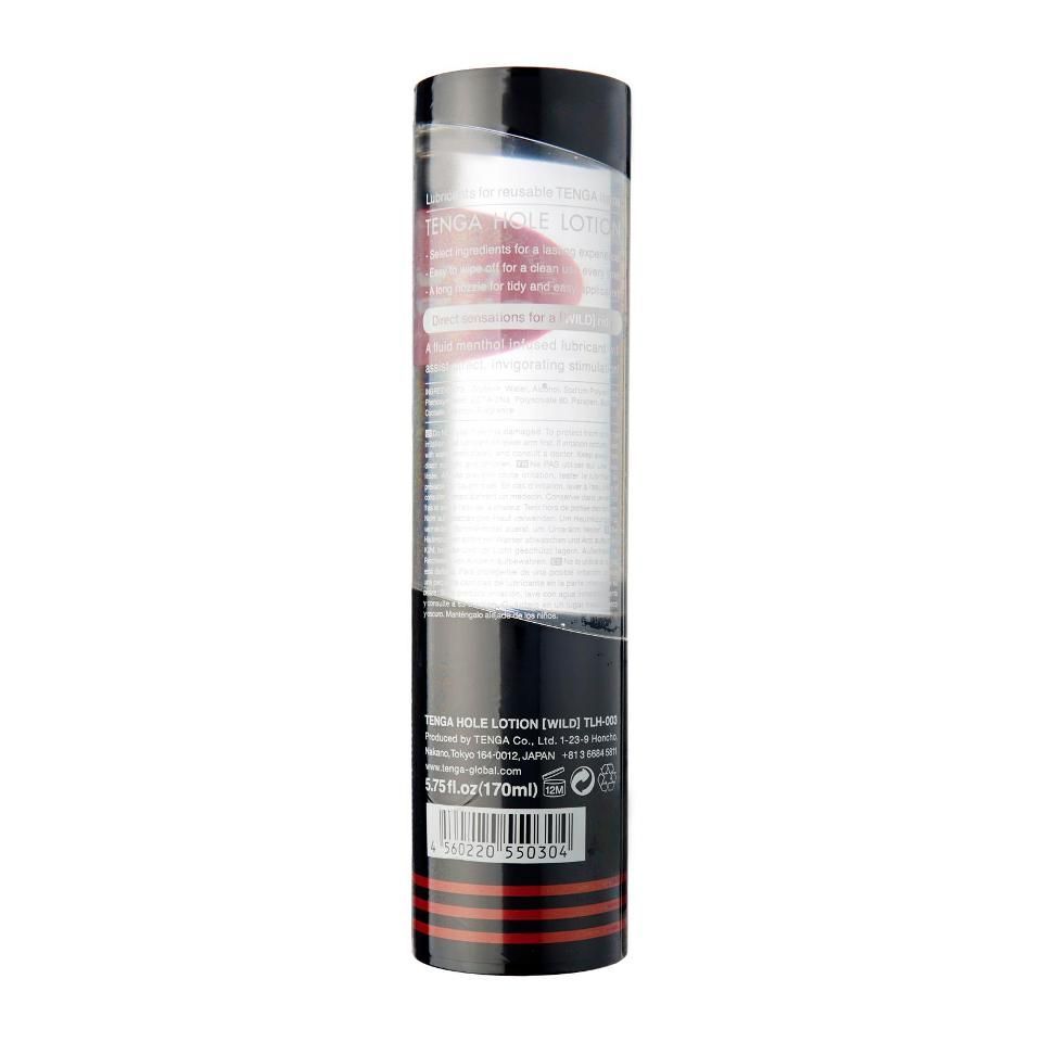 〔日本原裝進口〕TENGA HOLE LOTION WILD潤滑油 (170ML／黑色）