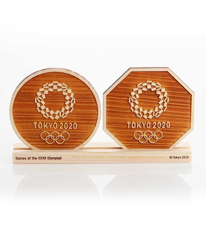 奧運2020木製杯墊