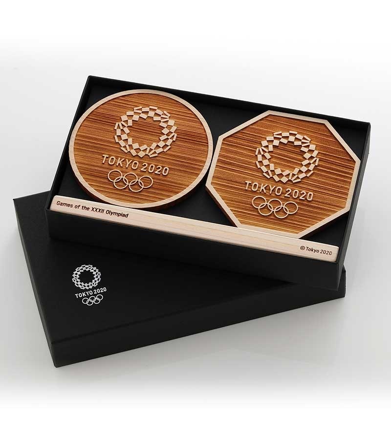 奧運2020木製杯墊