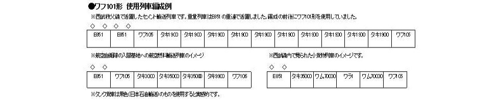Kato 8043 N規 西武鐵道 101 兩輛貨物列車.守車.有尾燈