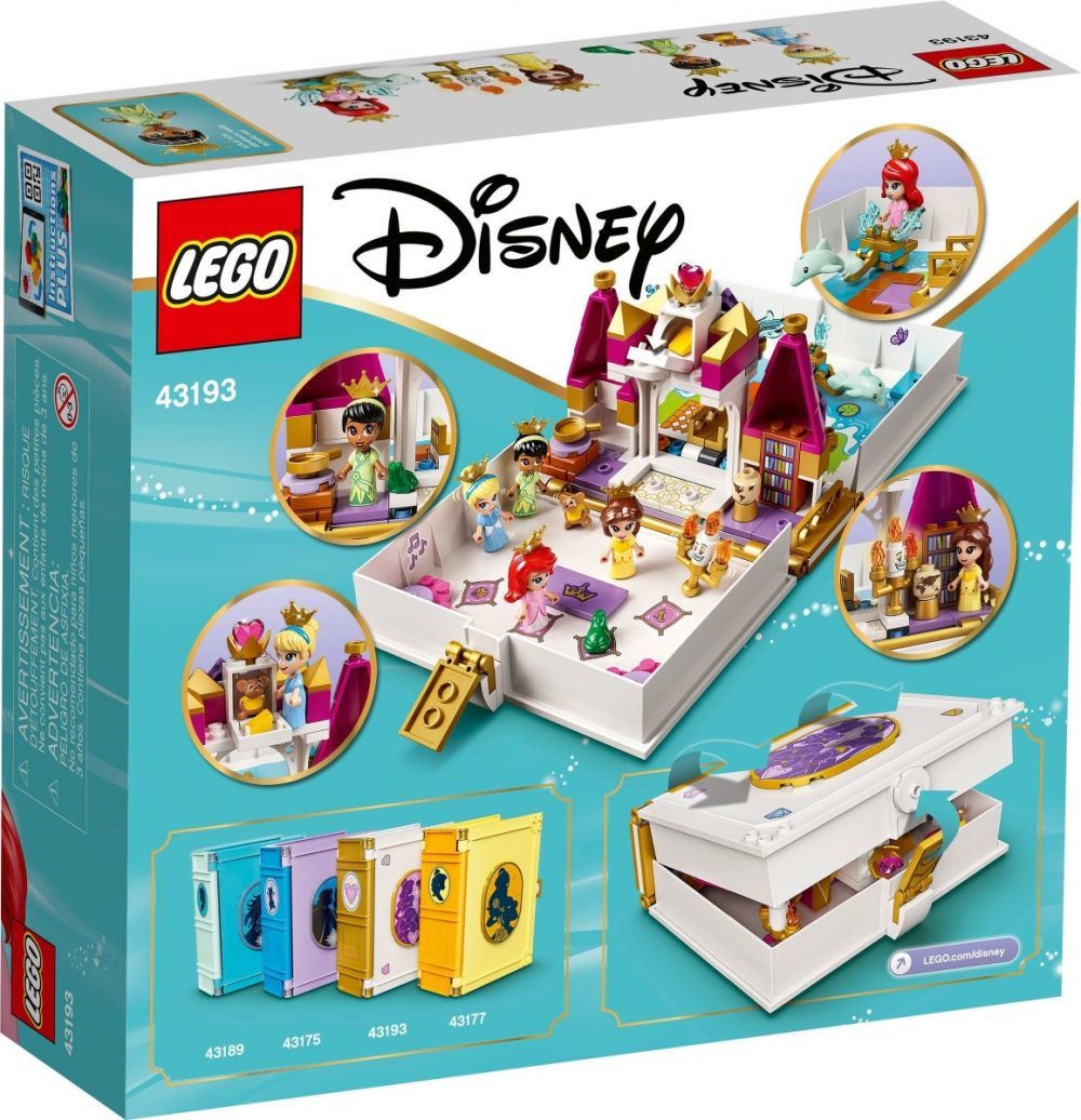 LEGO 43193 Ariel, Belle, Cinderella and Tiana's Storybook Adventures (Disney Princess 迪士尼公主)