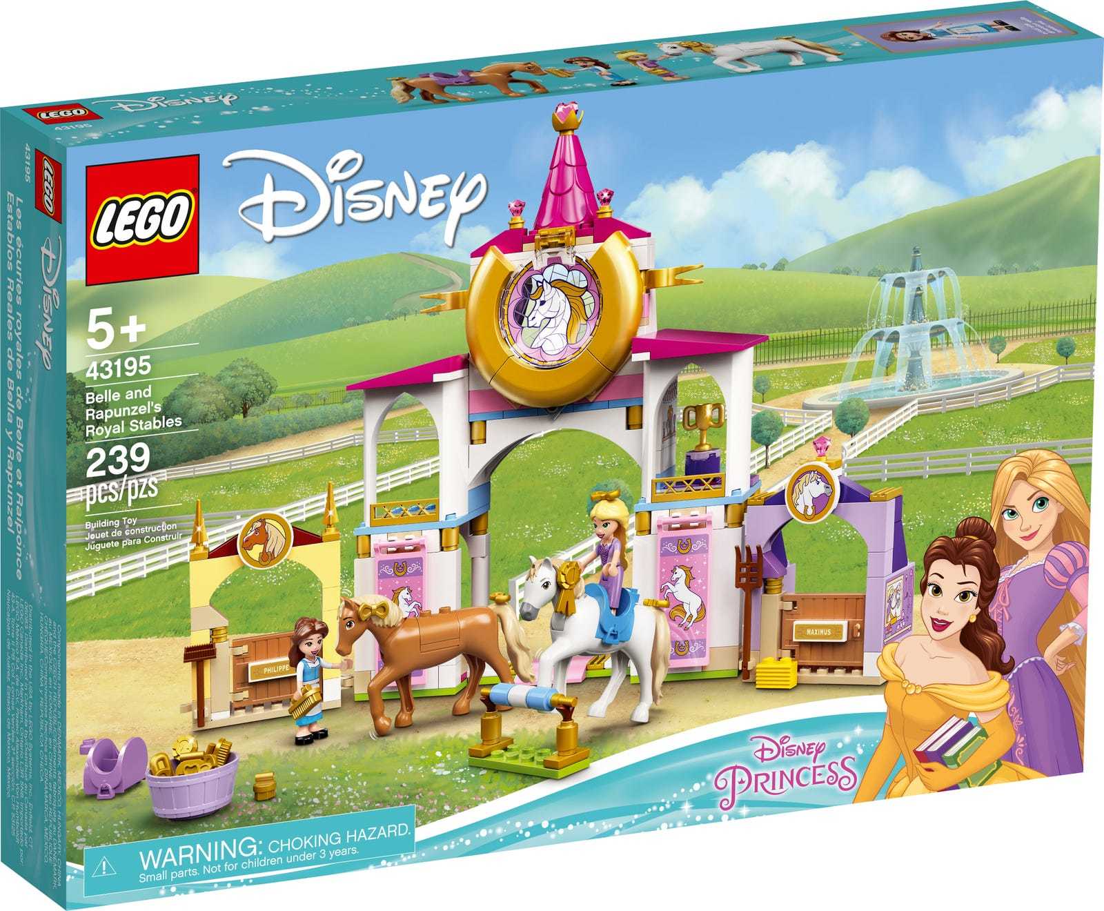 LEGO 43195 Belle and Rapunzel's Royal Stables 貝兒和長髮公主的皇家馬廄 (美女與野獸，魔髮奇緣)