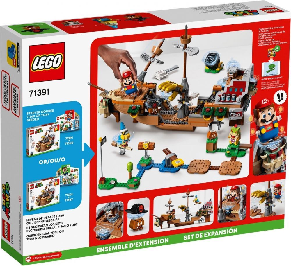 LEGO 71391 Bowser's Airship Expansion Set 庫巴飛船擴展版圖 (Super Mario 超級瑪利奧)