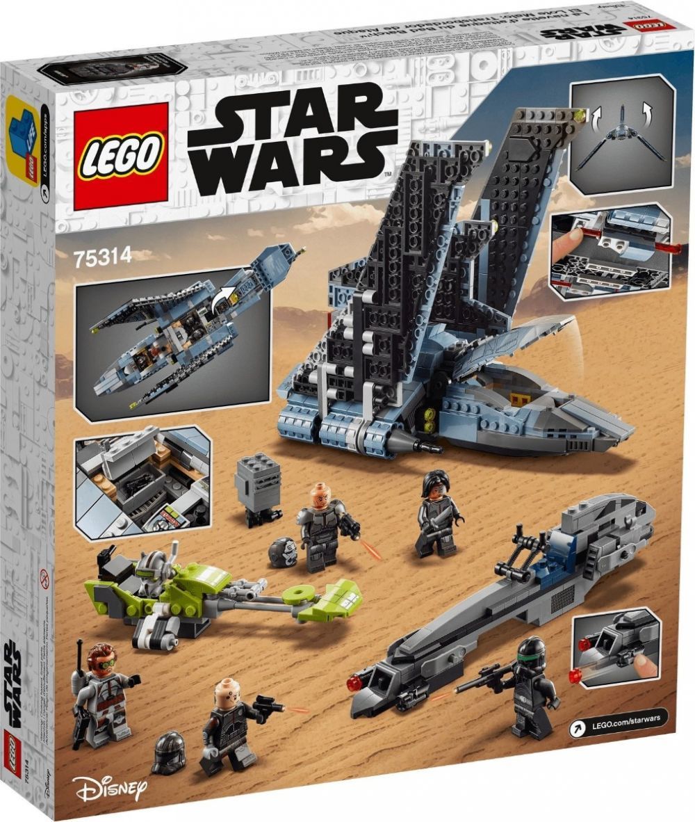 LEGO 75314 The Bad Batch™ Attack Shuttle 瑕疵品™ 戰鬥穿梭機 (Star Wars™星球大戰）