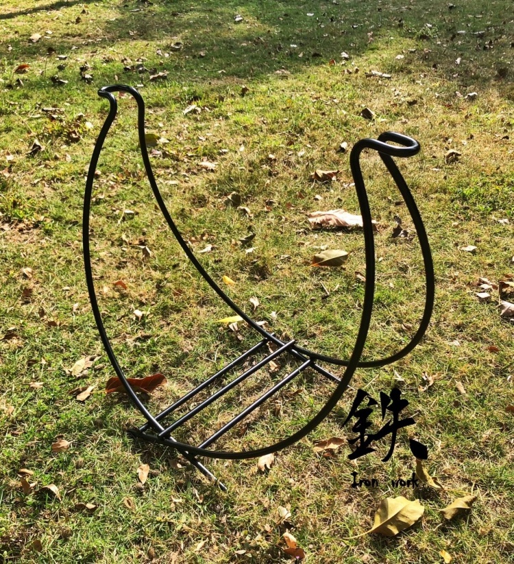 鐵 鉄 Iron Work 圓薪柴架 木柴架