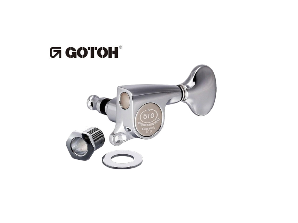 GOTOH GOTOH - SGS510Z 木吉他弦鈕 45度 1:18 日本製 音準強化 齒輪比高 弦鈕首選 第 4 張圖片｜三峽吉他 / Bass