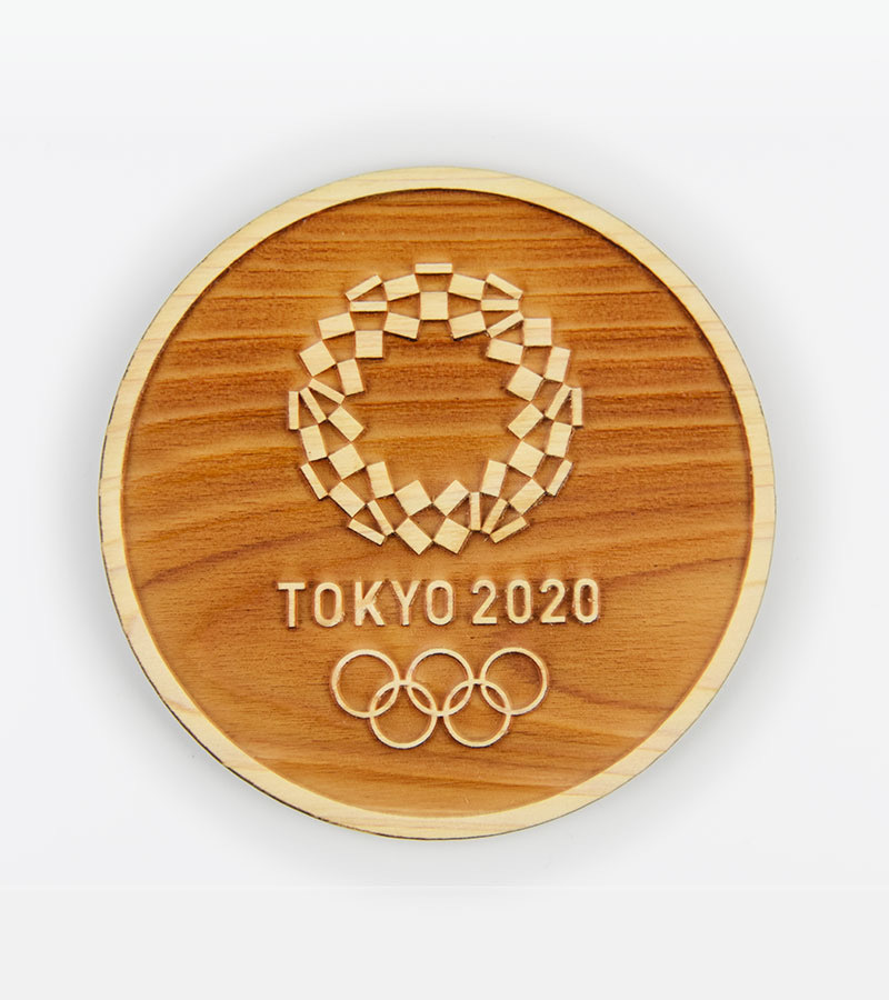 奧運2020木製杯墊