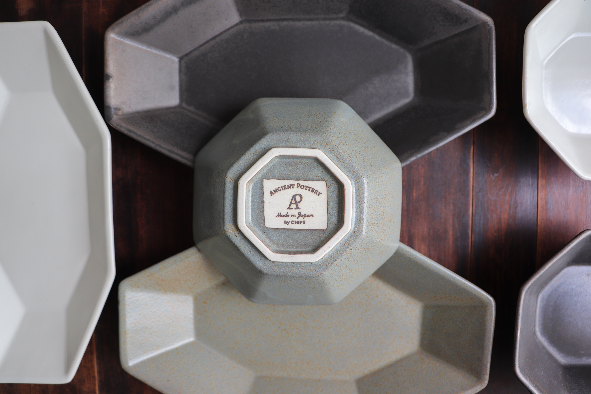 八角形飯碗以及盤子