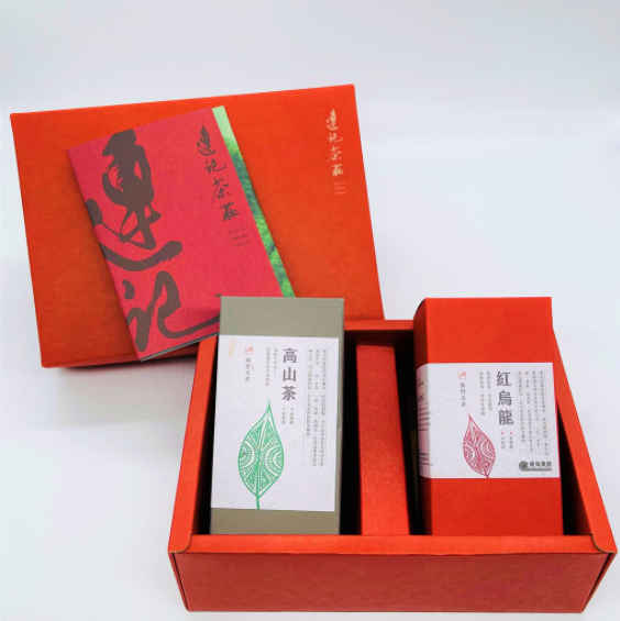 【連記茶園】台東特色茶禮盒(高山茶100g+紅烏龍茶100g)