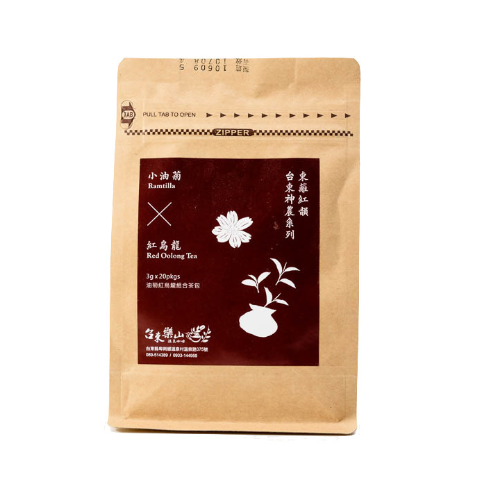 【樂山農場】東籬紅韻茶包(小油菊+紅烏龍茶包×20入)