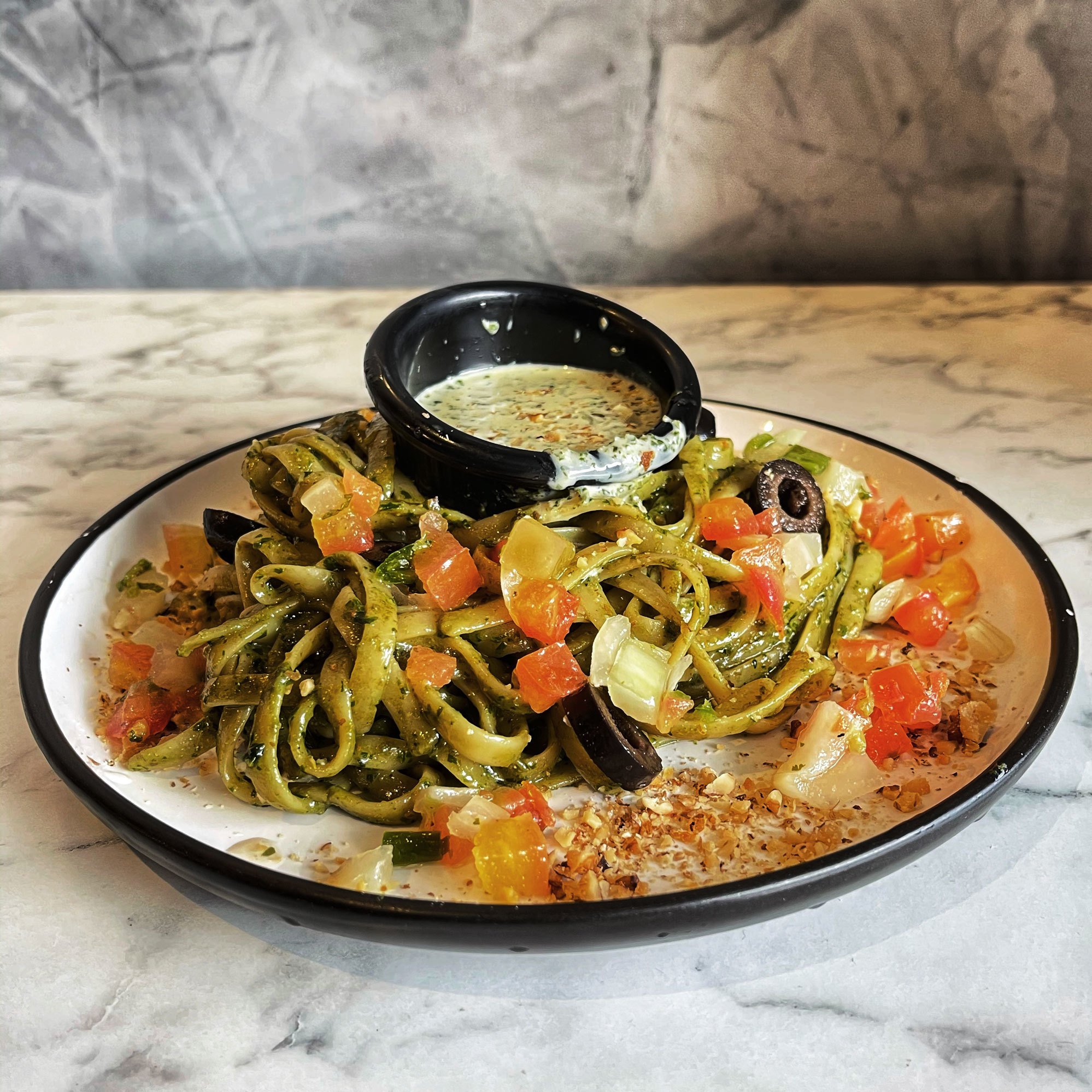 Pesto Yogurt Cheese - PASTA