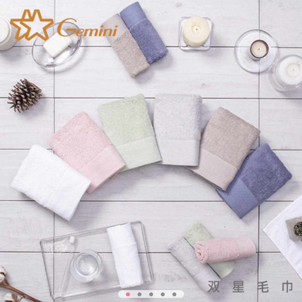 雙星毛巾 Gemini 飯店級 厚款加大 浴巾 100%純棉