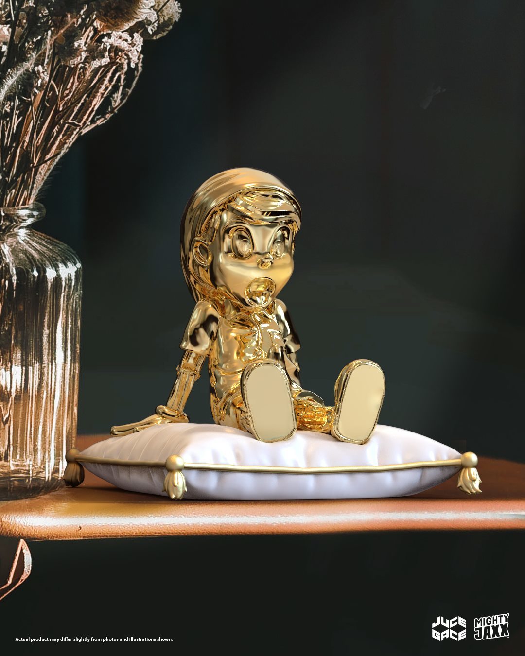 Mighty Jaxx A Wood Awakening Chill Out 晨勃 小木偶 金色 陶瓷版