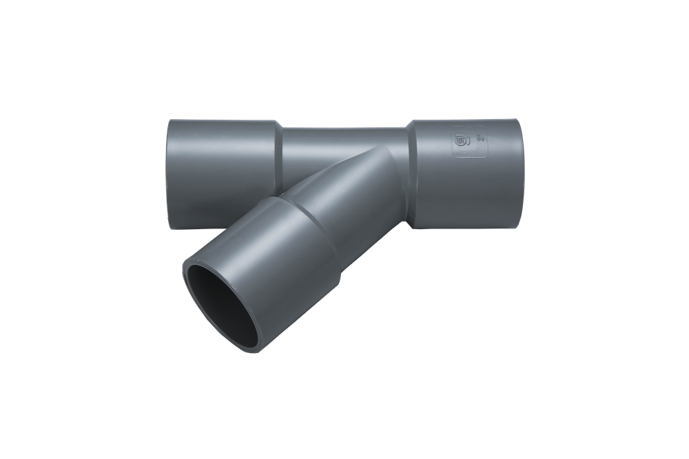 PVC同徑斜T-灰薄