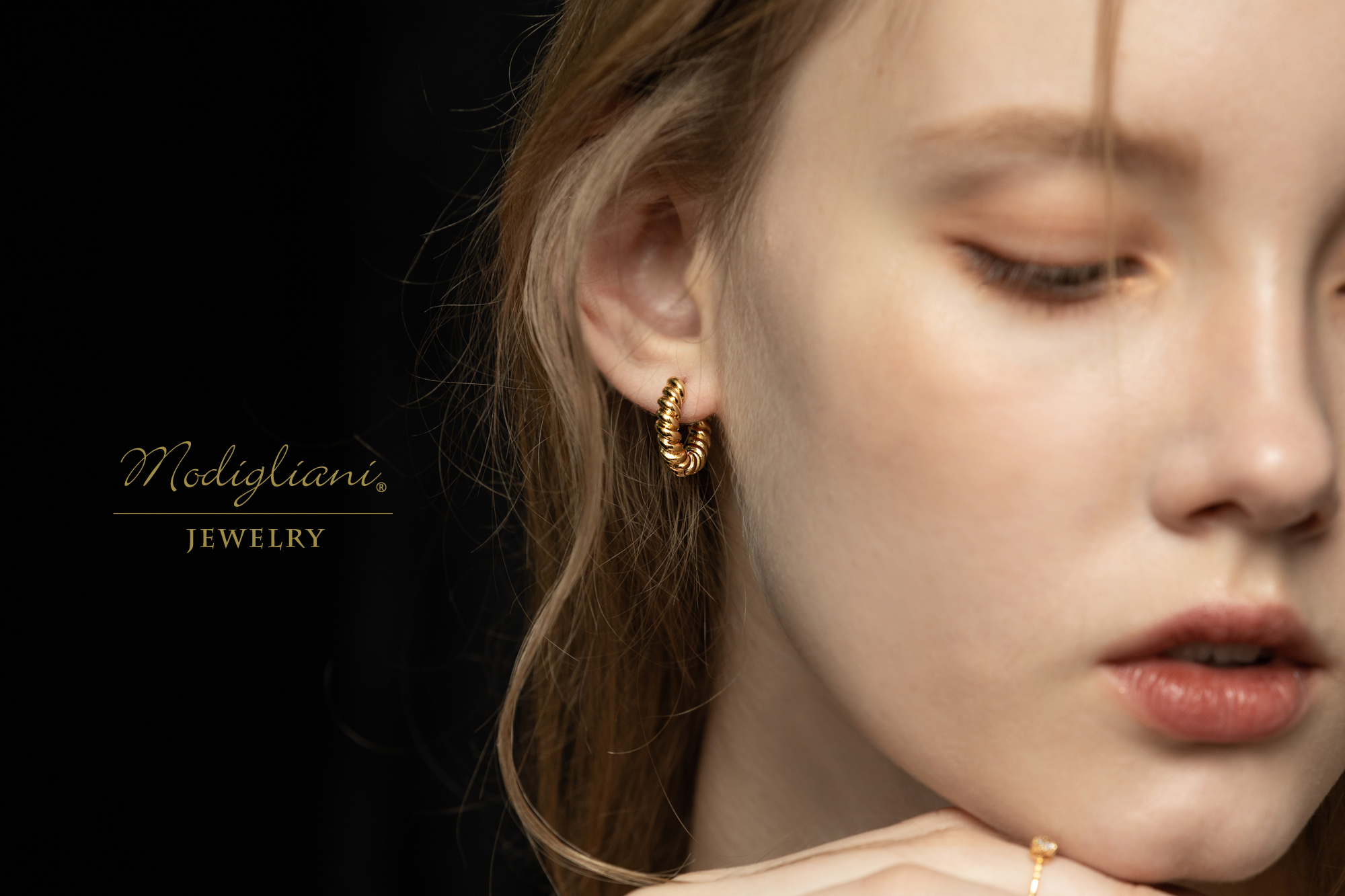 18KGP 繾綣情詩耳環