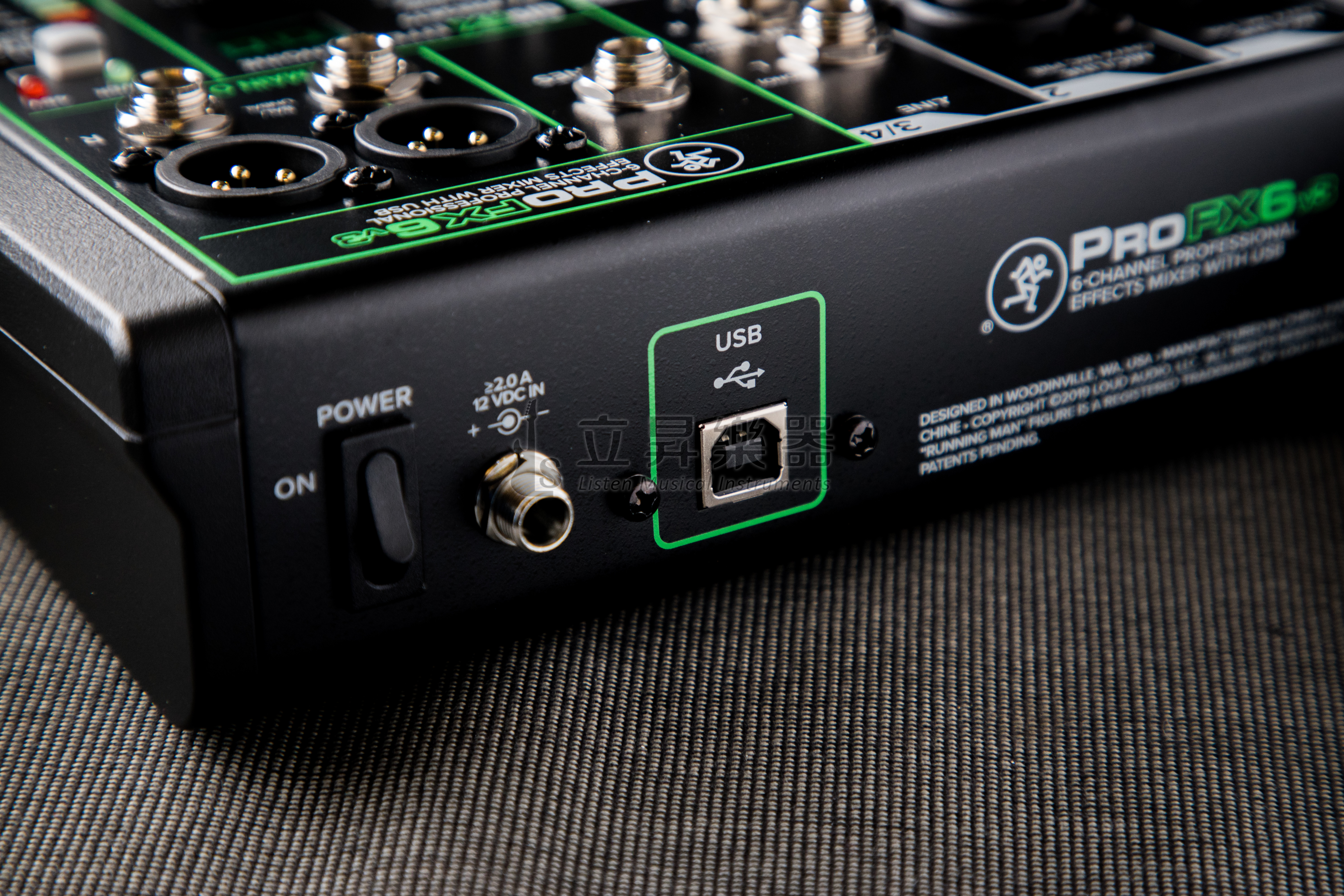 Mackie Mackie ProFX6v3 6軌類比混音器 USB錄音介面 24種效果 第 4 張圖片｜三峽效果器