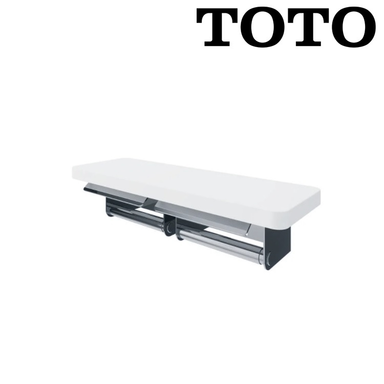 Toto TX720MMBV1#BW Double Paper Holder with Shelf