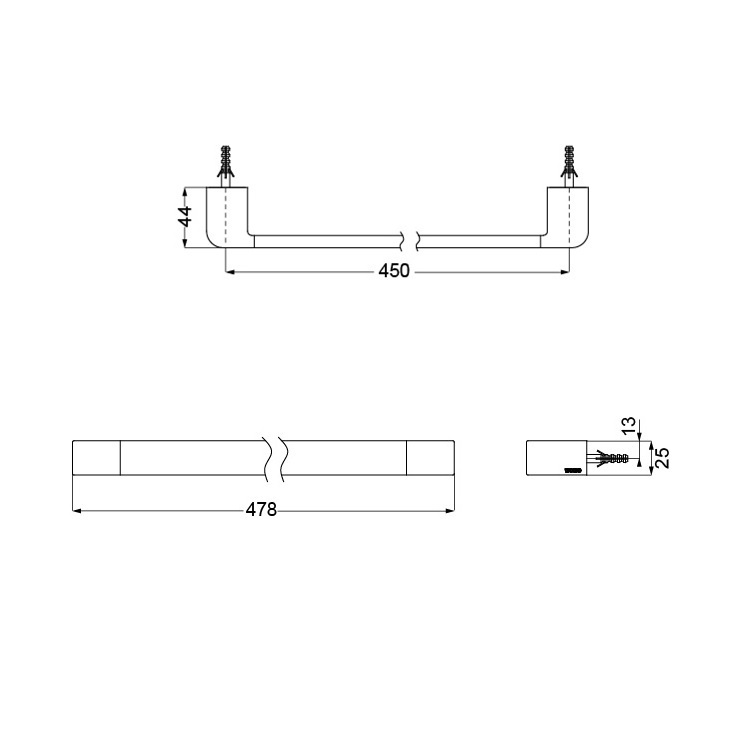 Toto "G Selection" YT902 (YT902S4C) Towel Bar