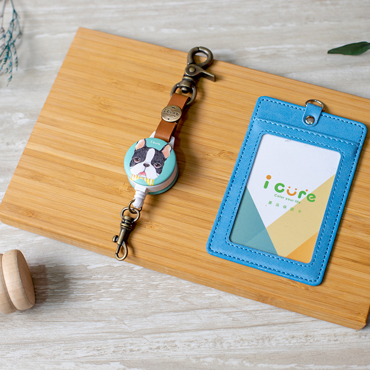 i好鉤 伸縮卡套組 -手繪風系列 / 領結波士頓