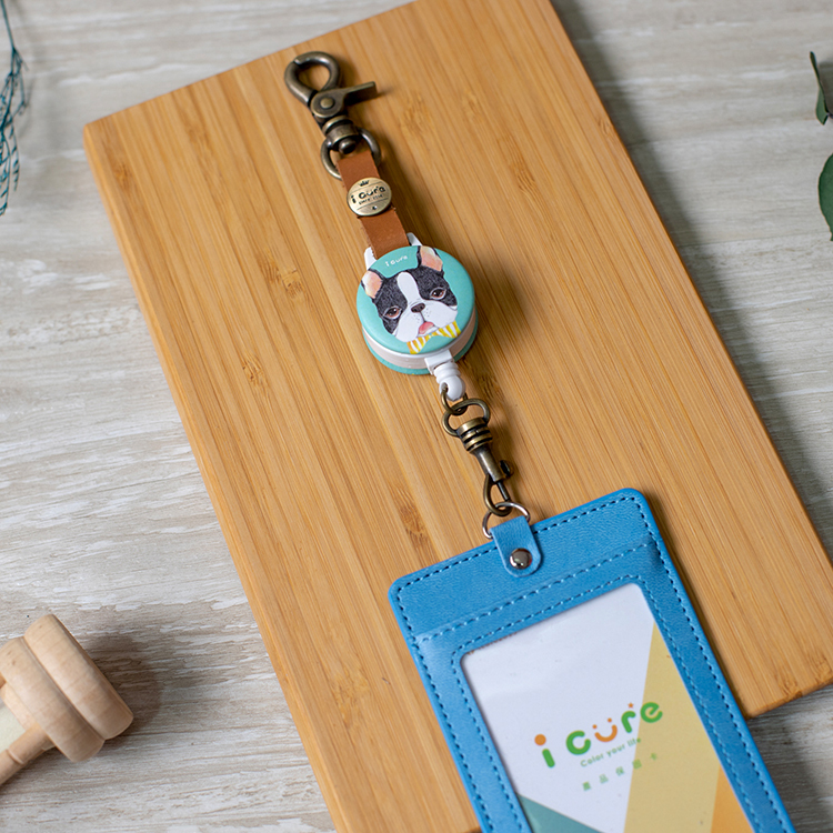 i好鉤 伸縮卡套組 -手繪風系列 / 領結波士頓